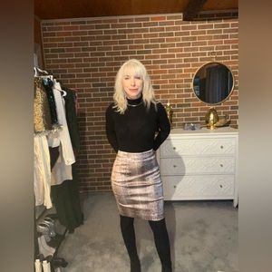 Marciano Snake Skin Silky Skirt